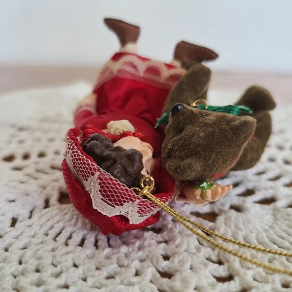 1993 Hallmark Keepsake Christmas Ornament Julianne and Teddy Special Edition VTG